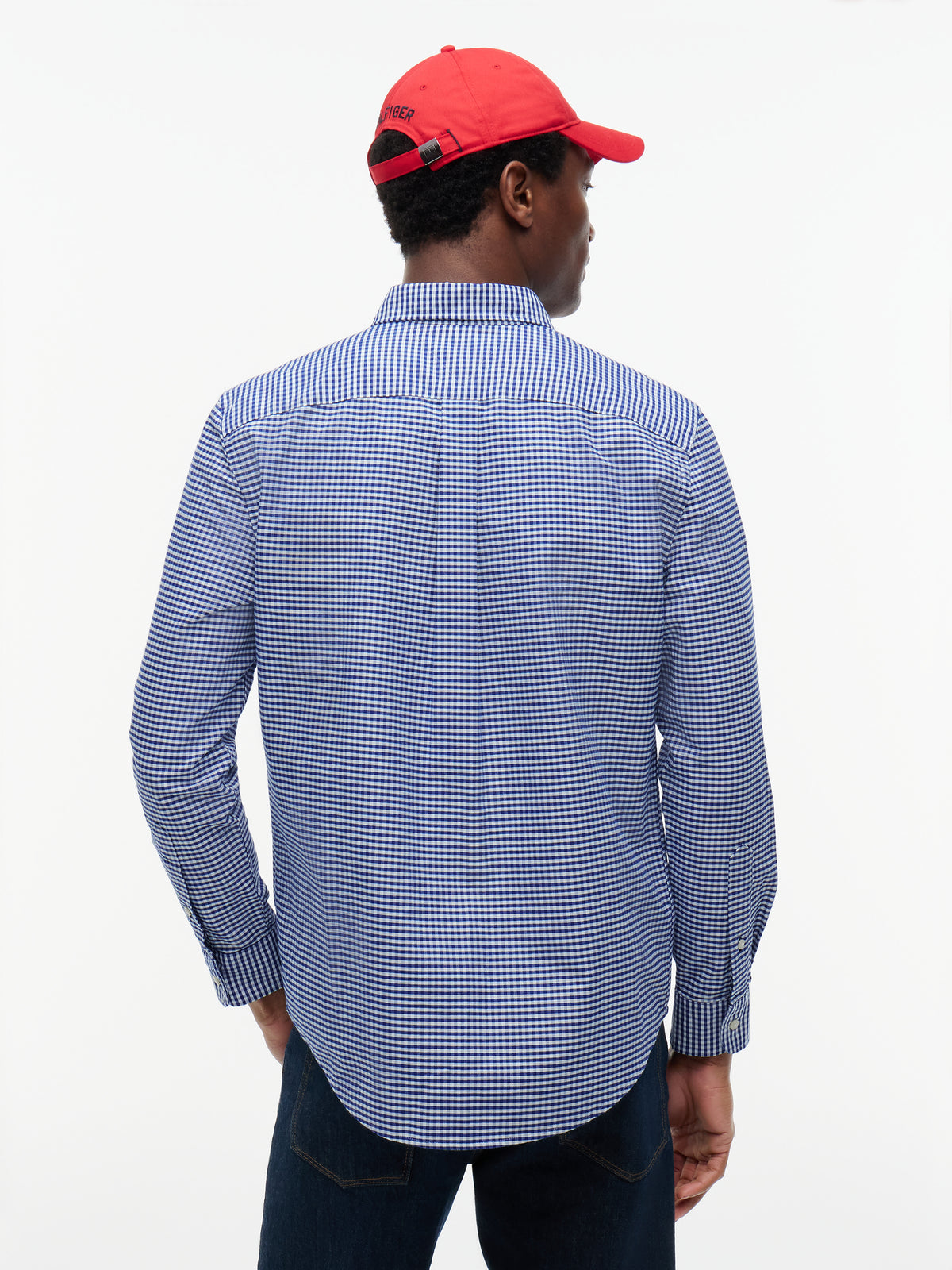 Tommy Hilfiger Royal Blue Gingham Shirt MW0MW36395 0MV