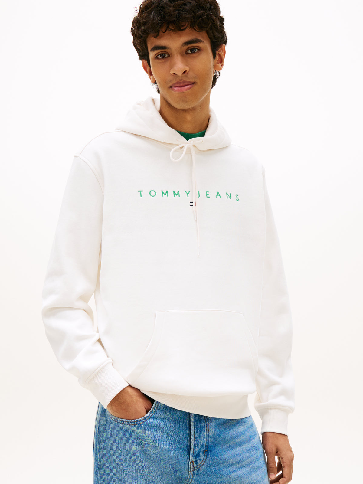 Tommy Jeans Ancient White Hoody DM0DM20746 L5Y