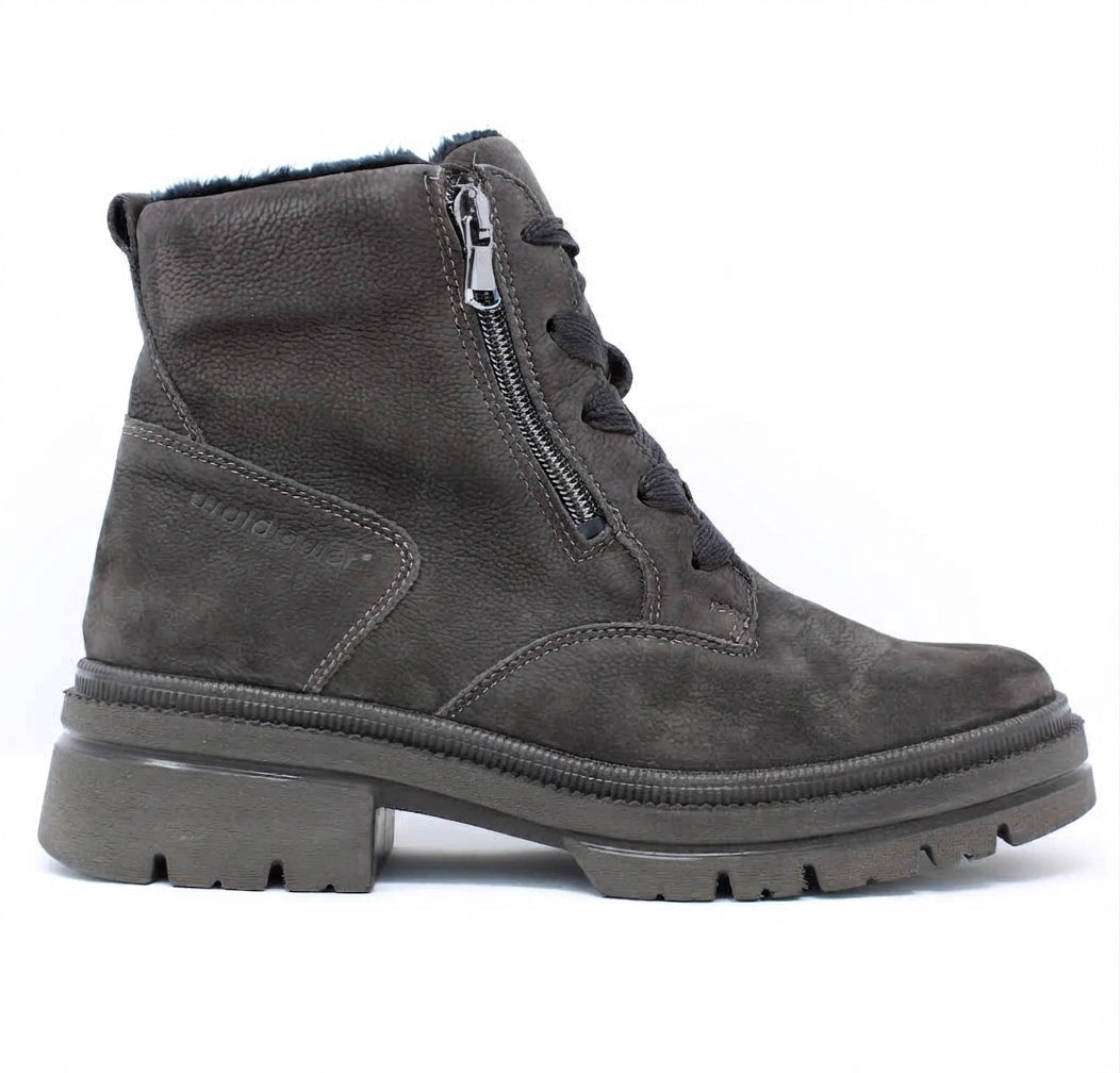 Waldlaufer Dark Brown Wide H Fit Boot Amara 930802 190 166