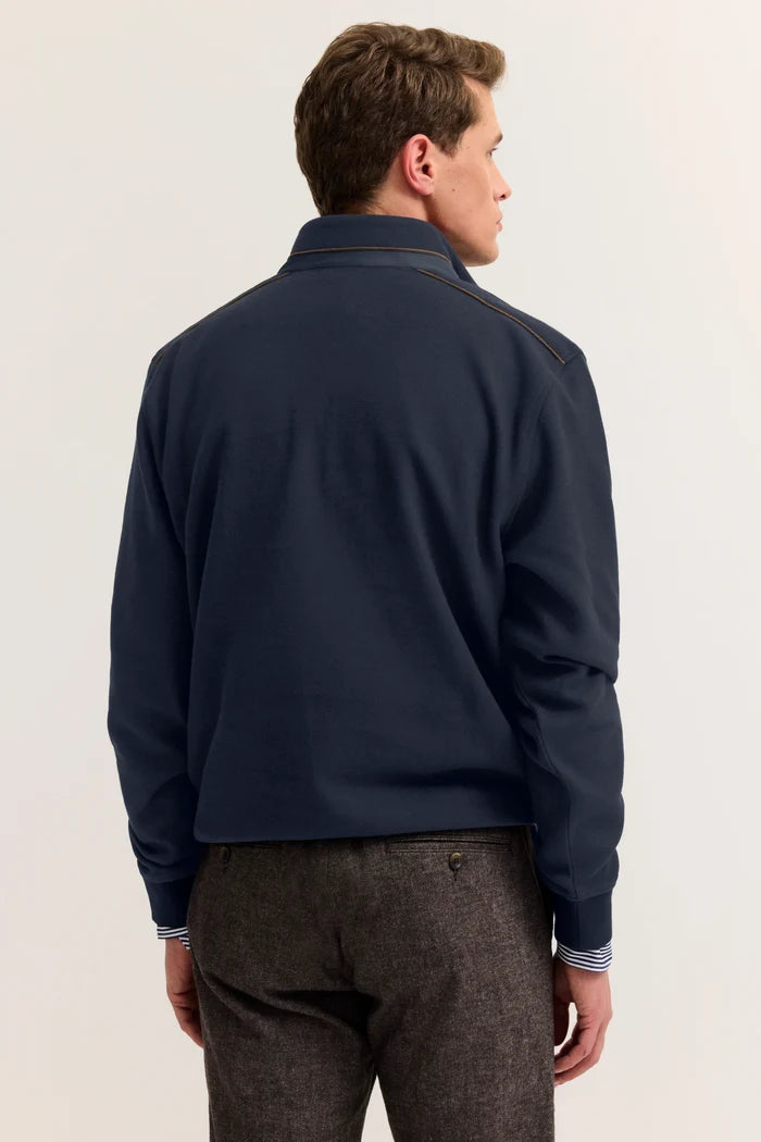Bugatti Navy Zip Sweat 8500 25050f 390