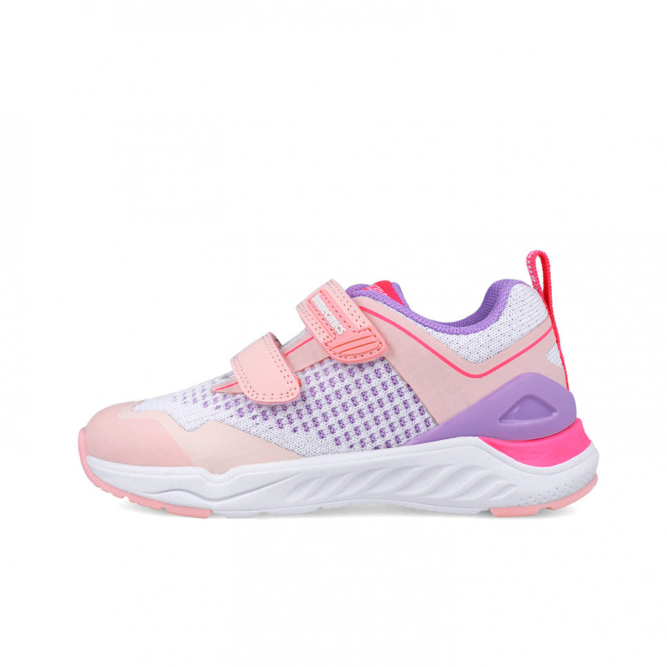 Biomecanics Girls Velcro Shoe Pink White 252270