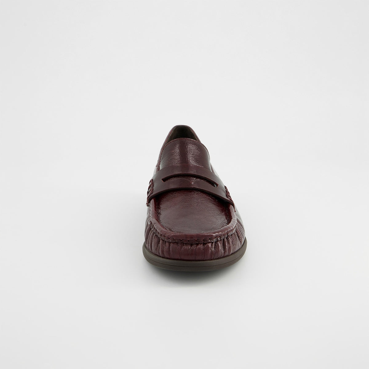 Paul Green Burgundy Leather Loafers 1228 006