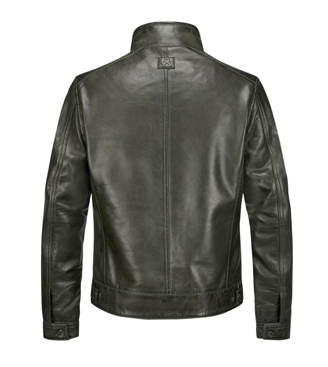Milestone Dark Green Leather Jacket Barney 49