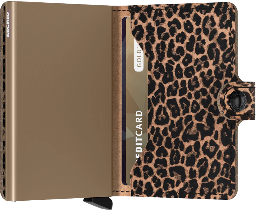 Secrid Leo Miniwallet Leopard Beige