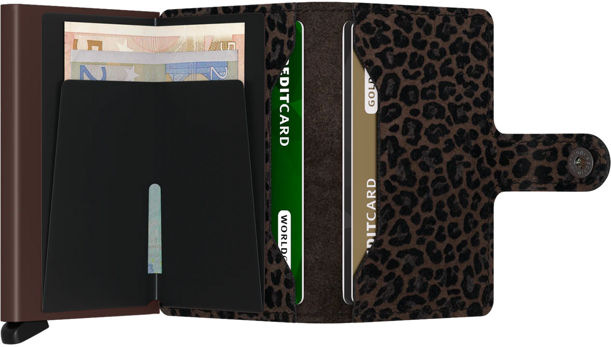 Secrid Leo Miniwallet Leopard Brown