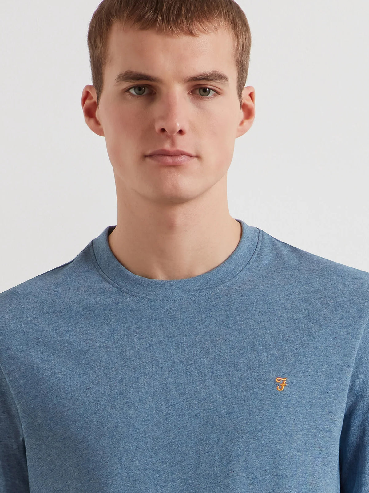 Farah Blue Tee F4KFD040 401
