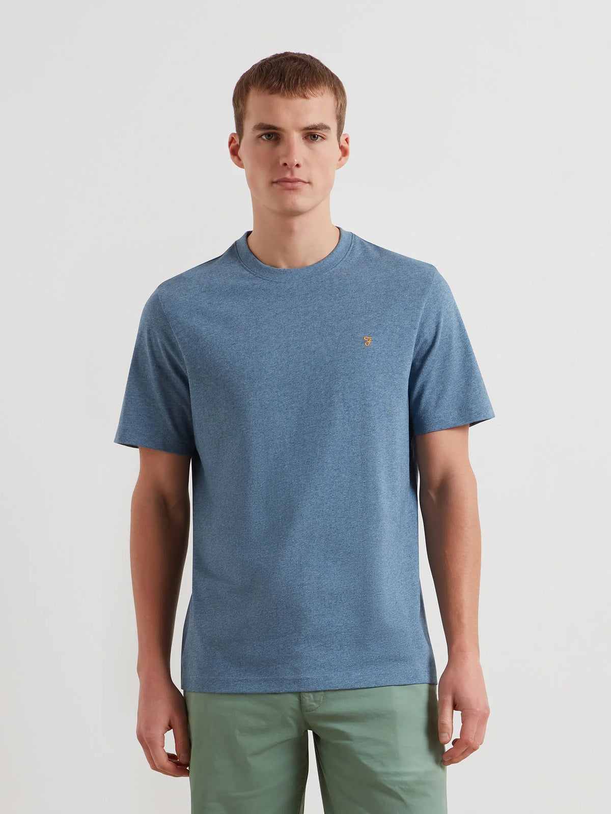 Farah Blue Tee F4KFD040 401