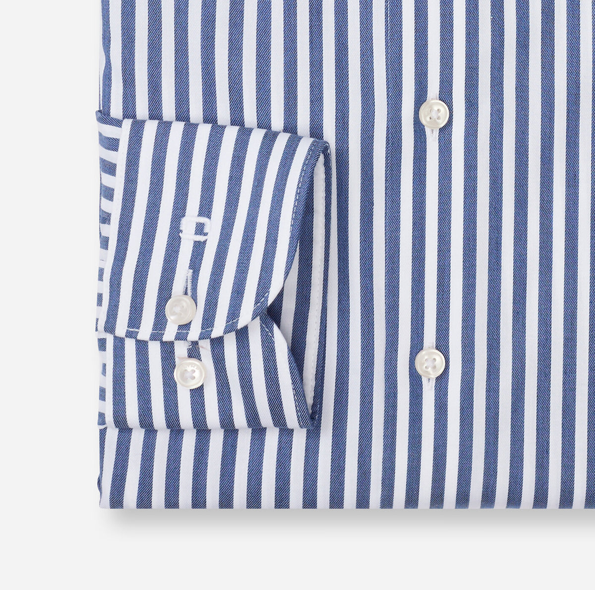 Olymp Marine Blue Striped Shirt 1288 24 18