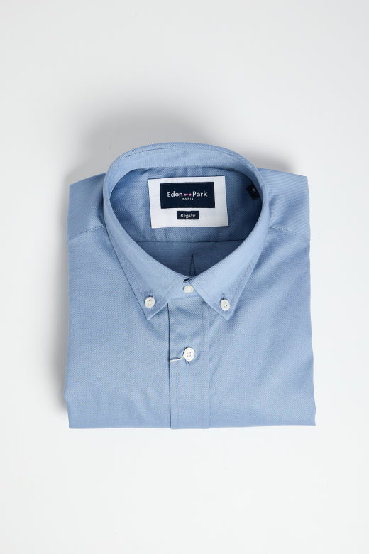 Eden Park Blue Oxford Shirt H26CHECL0008 blc8