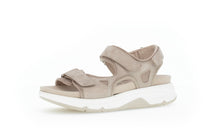 Load image into Gallery viewer, Gabor 26.889.43 | Rolling Soft Velcro Walking Sandals in Linen
