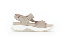 Load image into Gallery viewer, Gabor 26.889.43 | Rolling Soft Velcro Walking Sandals in Linen