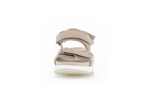 Gabor 26.889.43 | Rolling Soft Velcro Walking Sandals in Linen