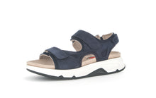 Load image into Gallery viewer, Gabor 26.889.36 | Rolling Soft Velcro Walking Sandals in Navy Blue