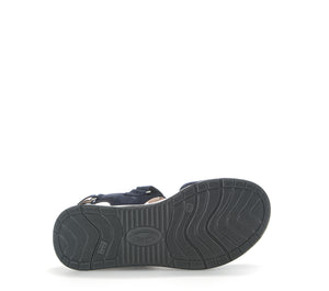 Gabor 26.889.36 | Rolling Soft Velcro Walking Sandals in Navy Blue
