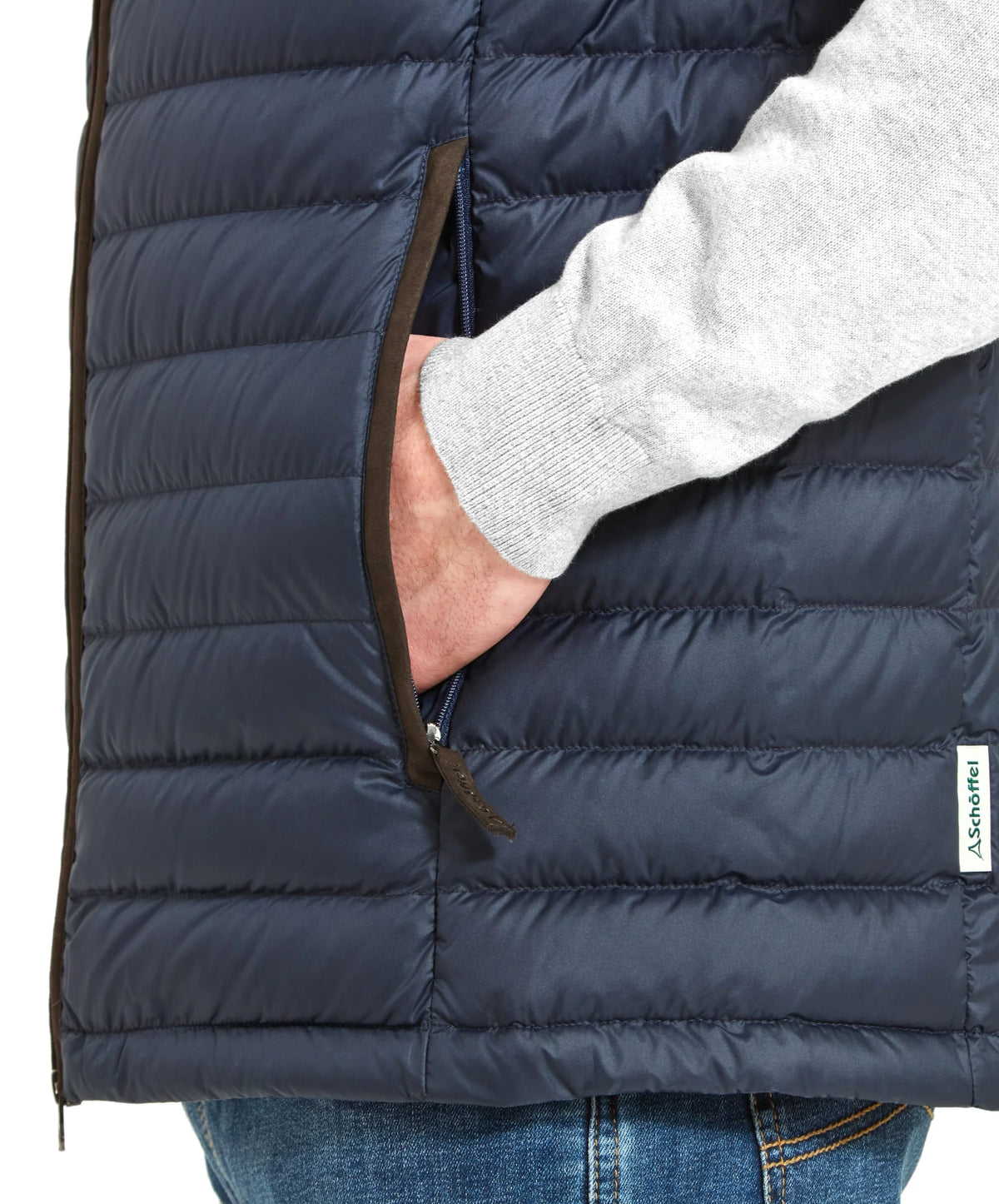 Schoffel Bowden Navy Gilet 22-23660 0827