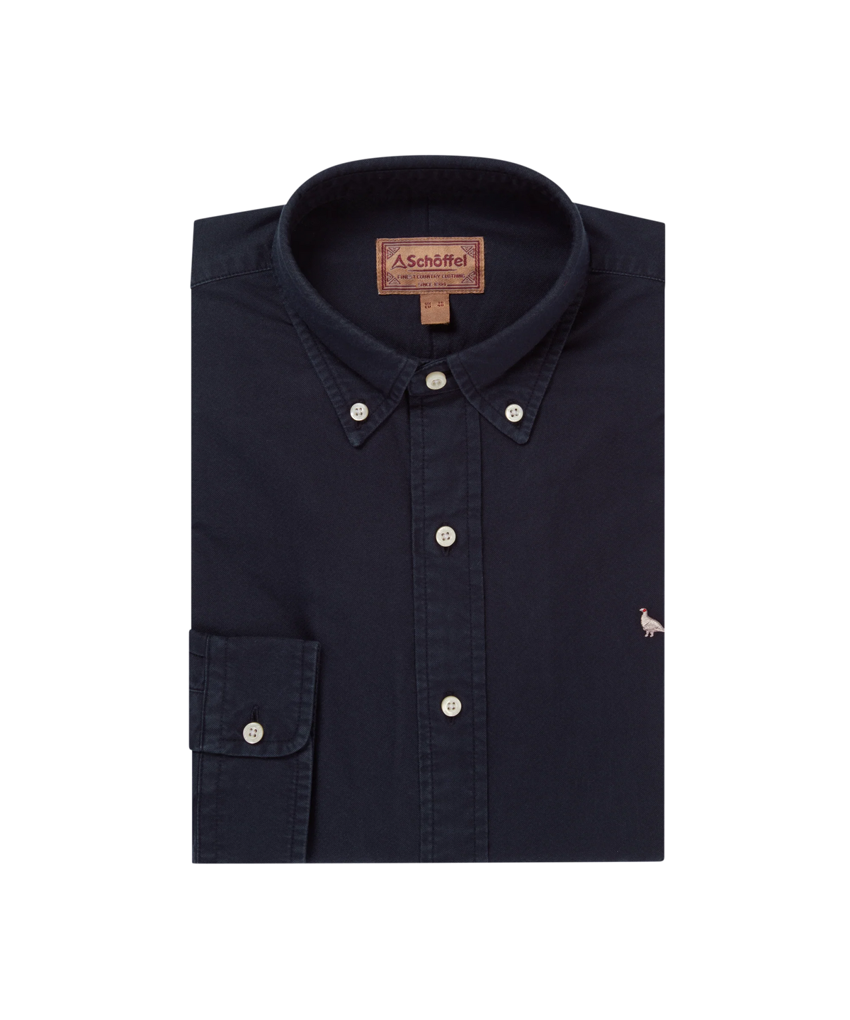 Schoffel Navy Oxford Shirt 20-4030 8880