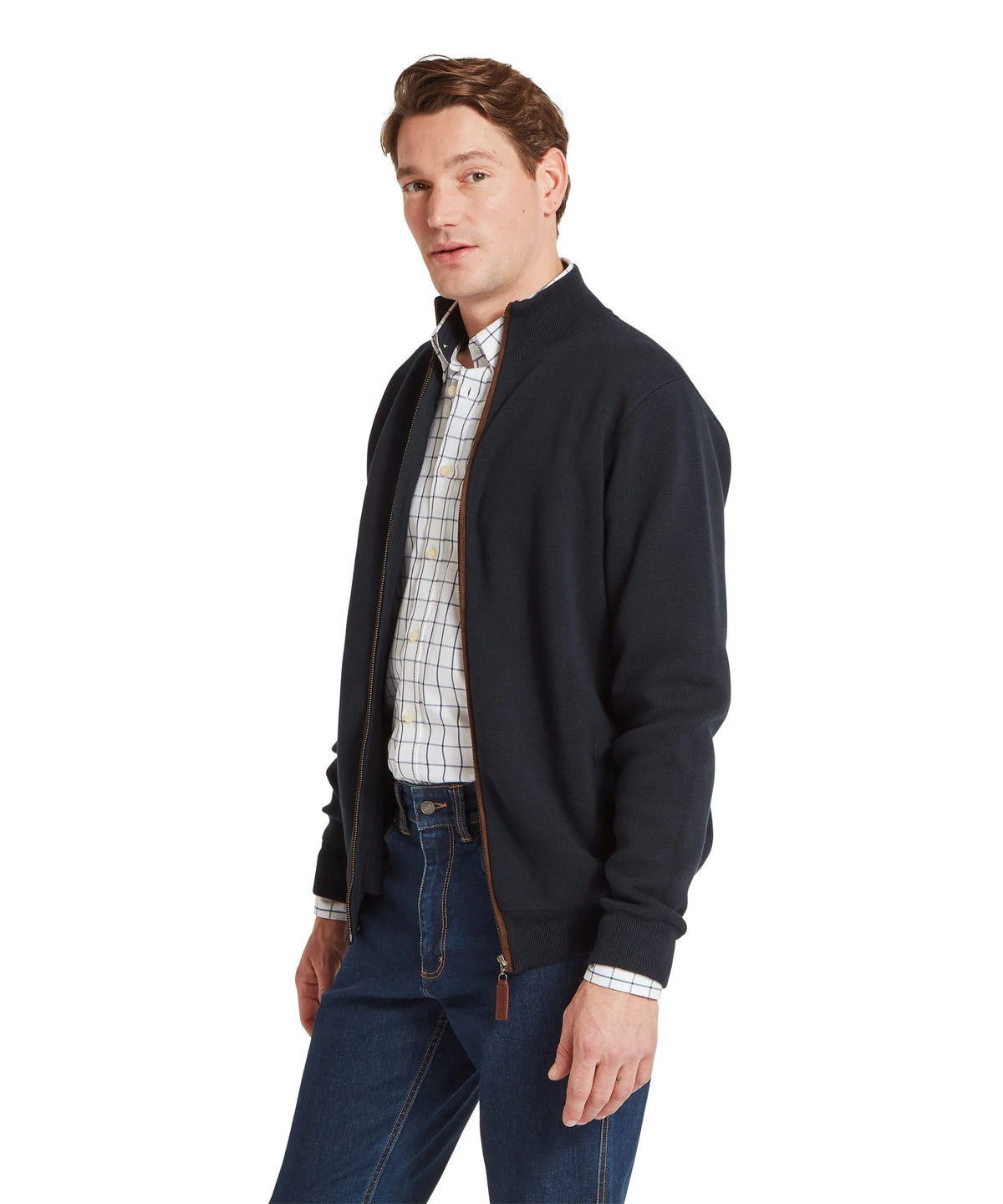 Schoffel Marlow Navy Cardigan 20-3015 8880