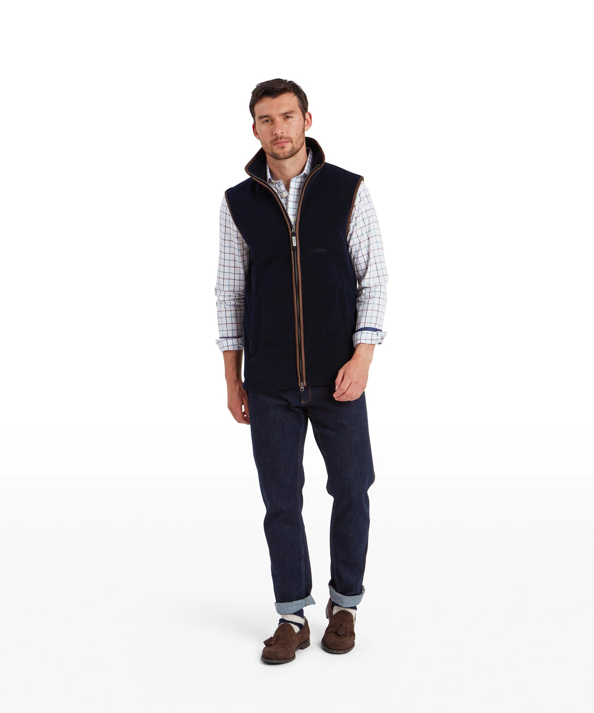 Schoffel Oakham Fleece Gilet Navy 22-1056 8880