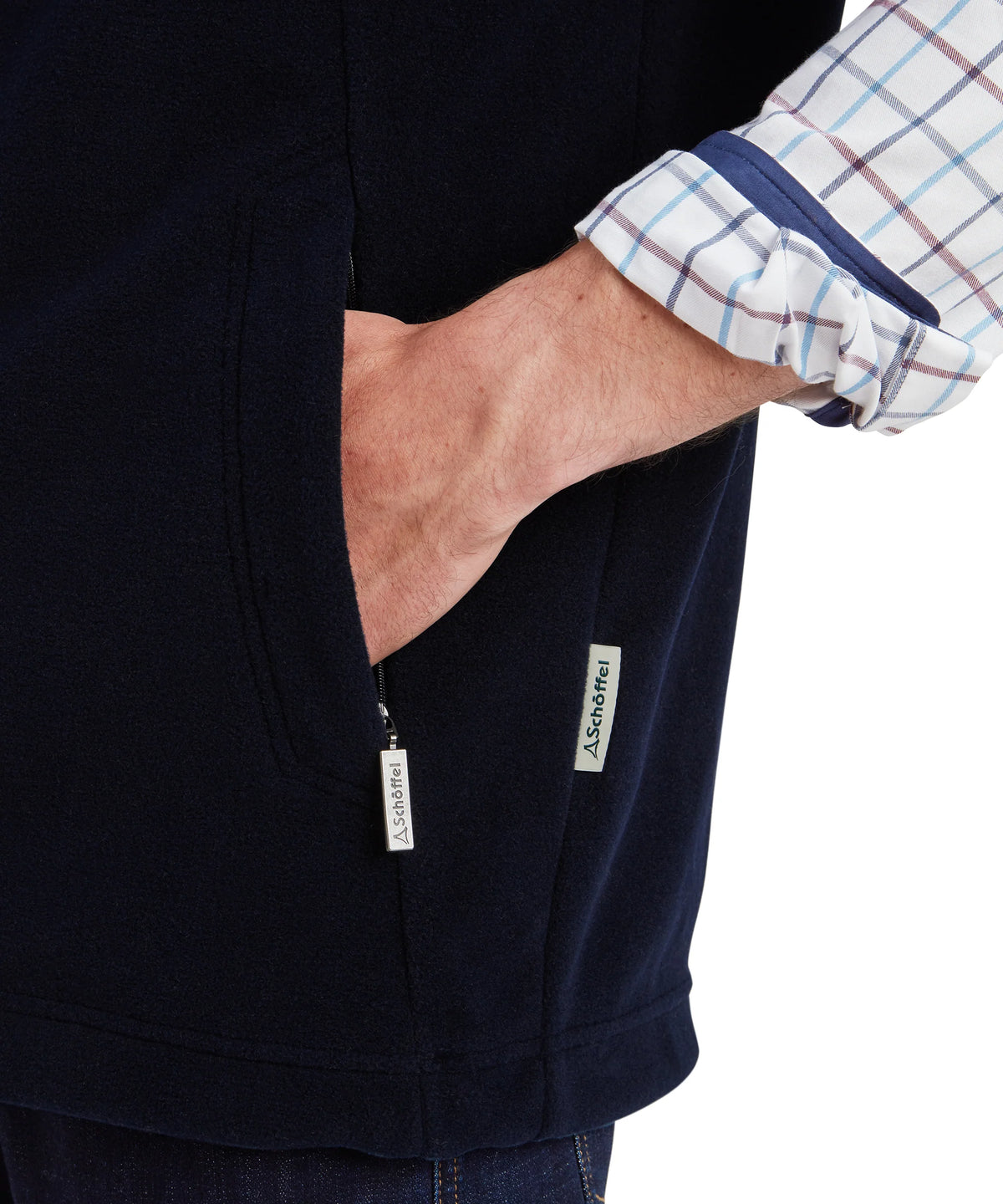 Schoffel Oakham Fleece Gilet Navy 22-1056 8880