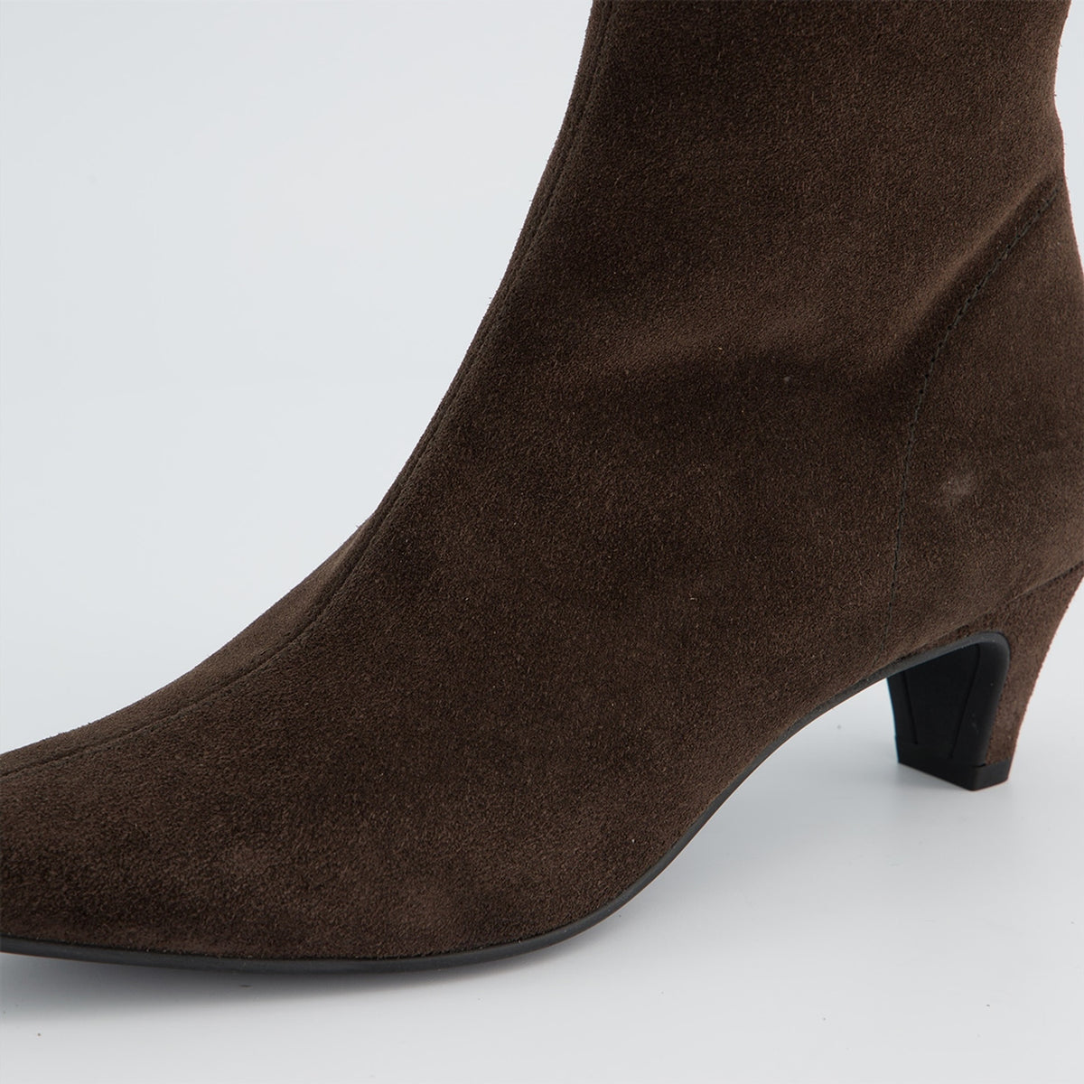 Paul Green Brown Suede Boot with Zip 8288 000