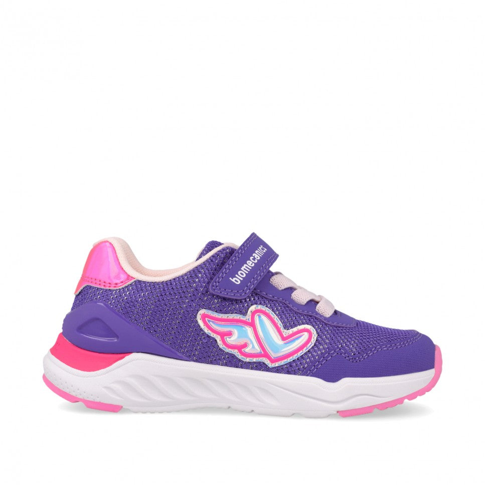 Biomecanics Girls Purple Pink Trainers 261273 A164