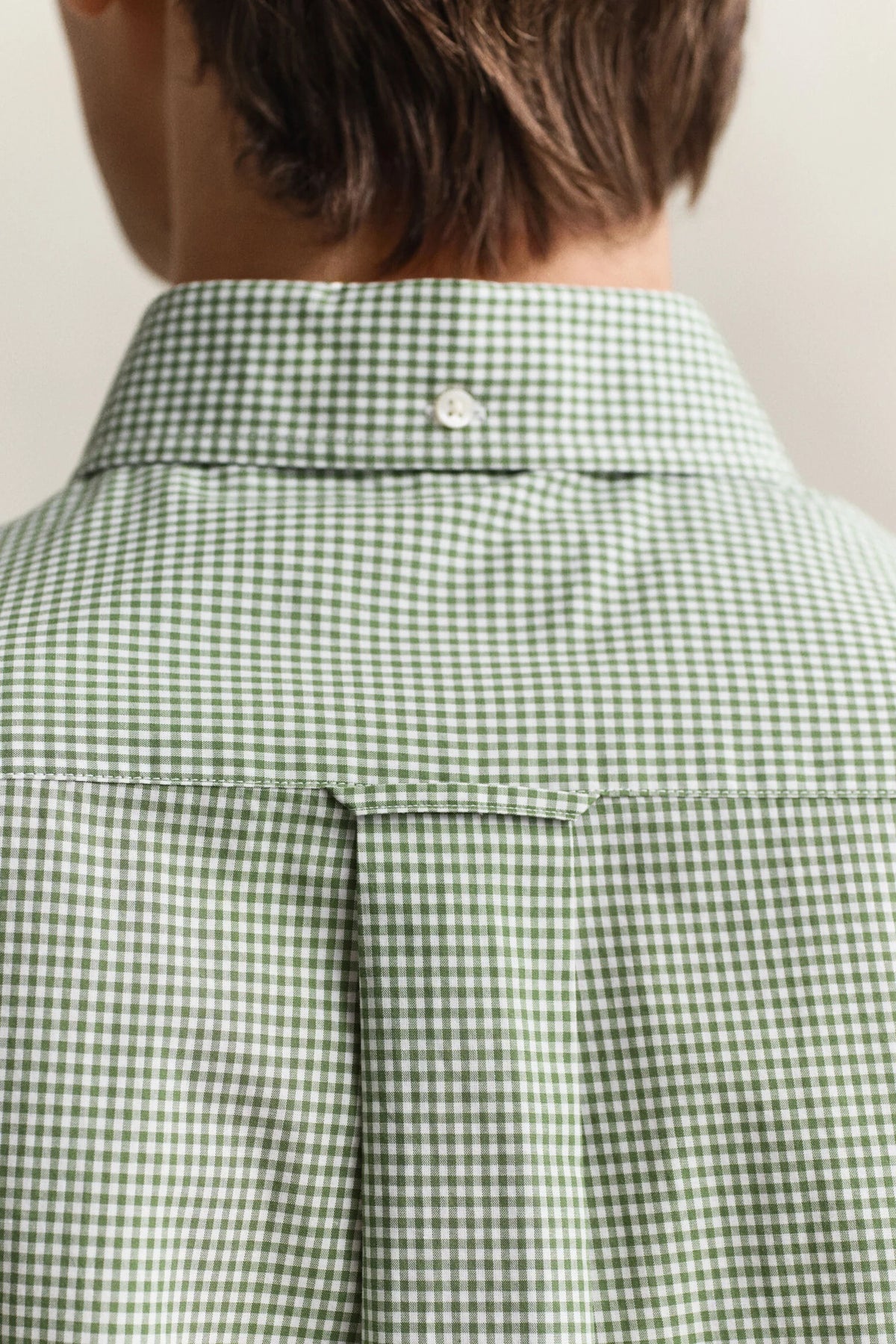 Gant Green Gingham Short Sleeve Shirt 3000151 354