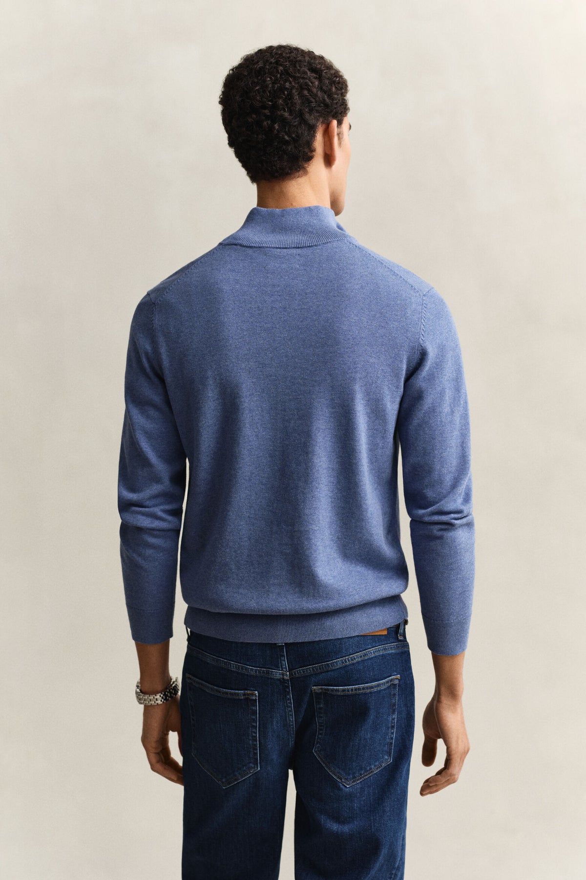 Gant Denim Blue Zip Knit 8030564 906