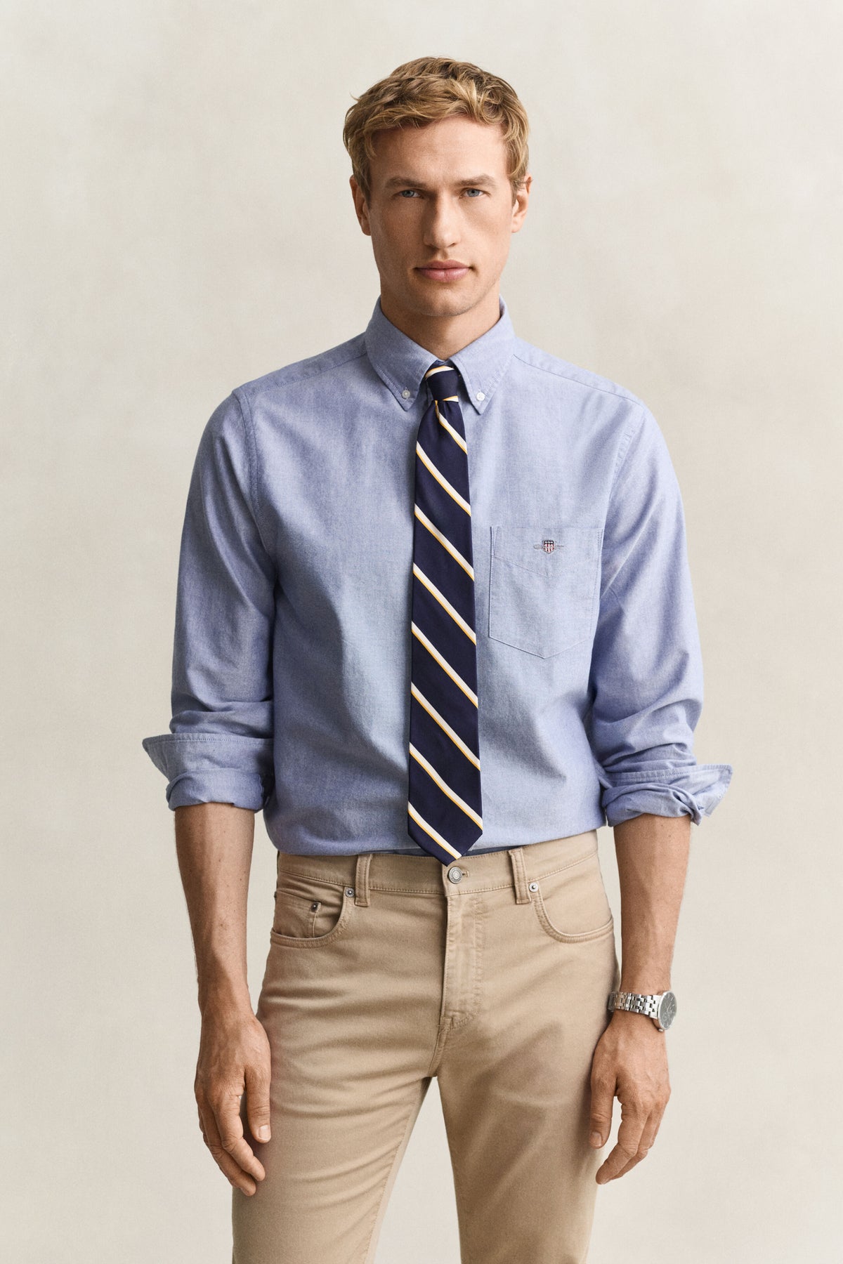 Gant College Blue Oxford Shirt 3000200 436