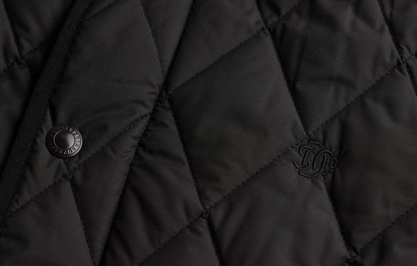 Superdry Black Quilted Jacket M5012225A 9KK