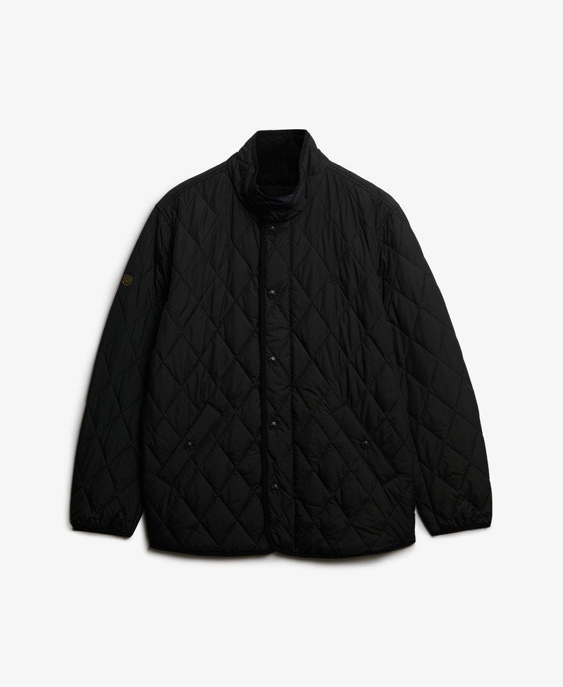 Superdry Black Quilted Jacket M5012225A 9KK