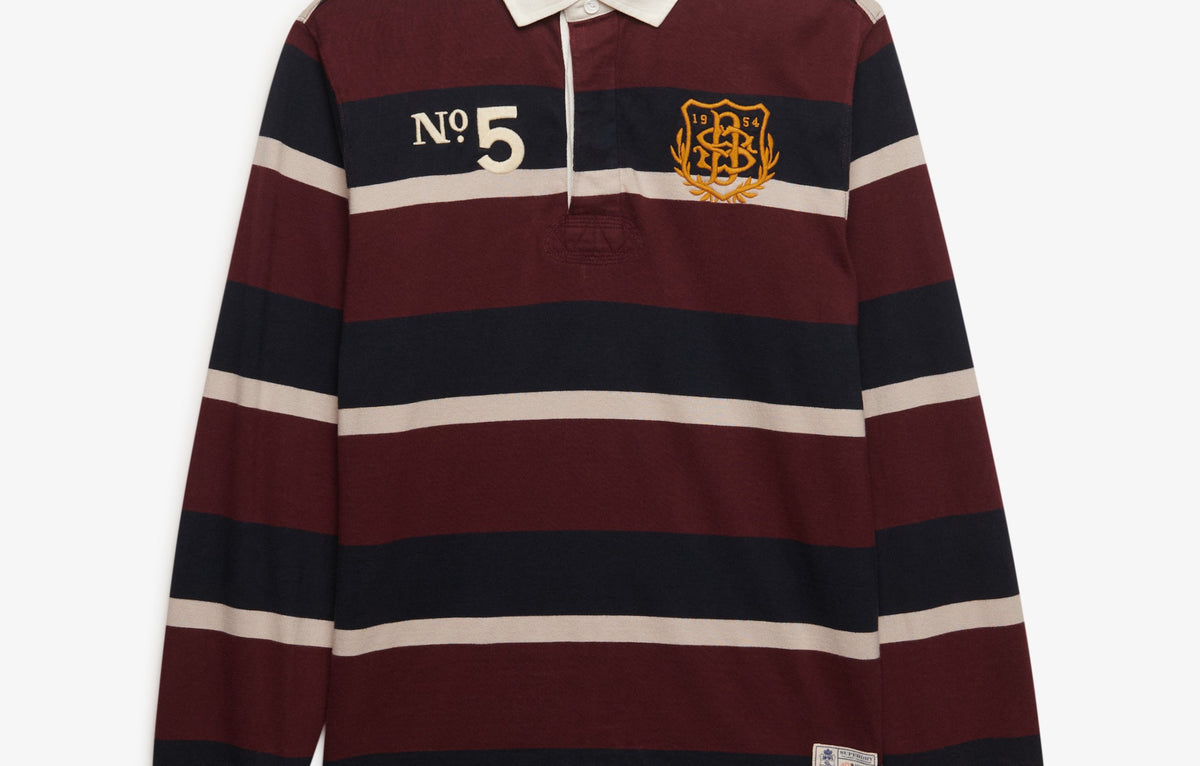 Superdry Burgundy Port Rugby M1110483A K1L