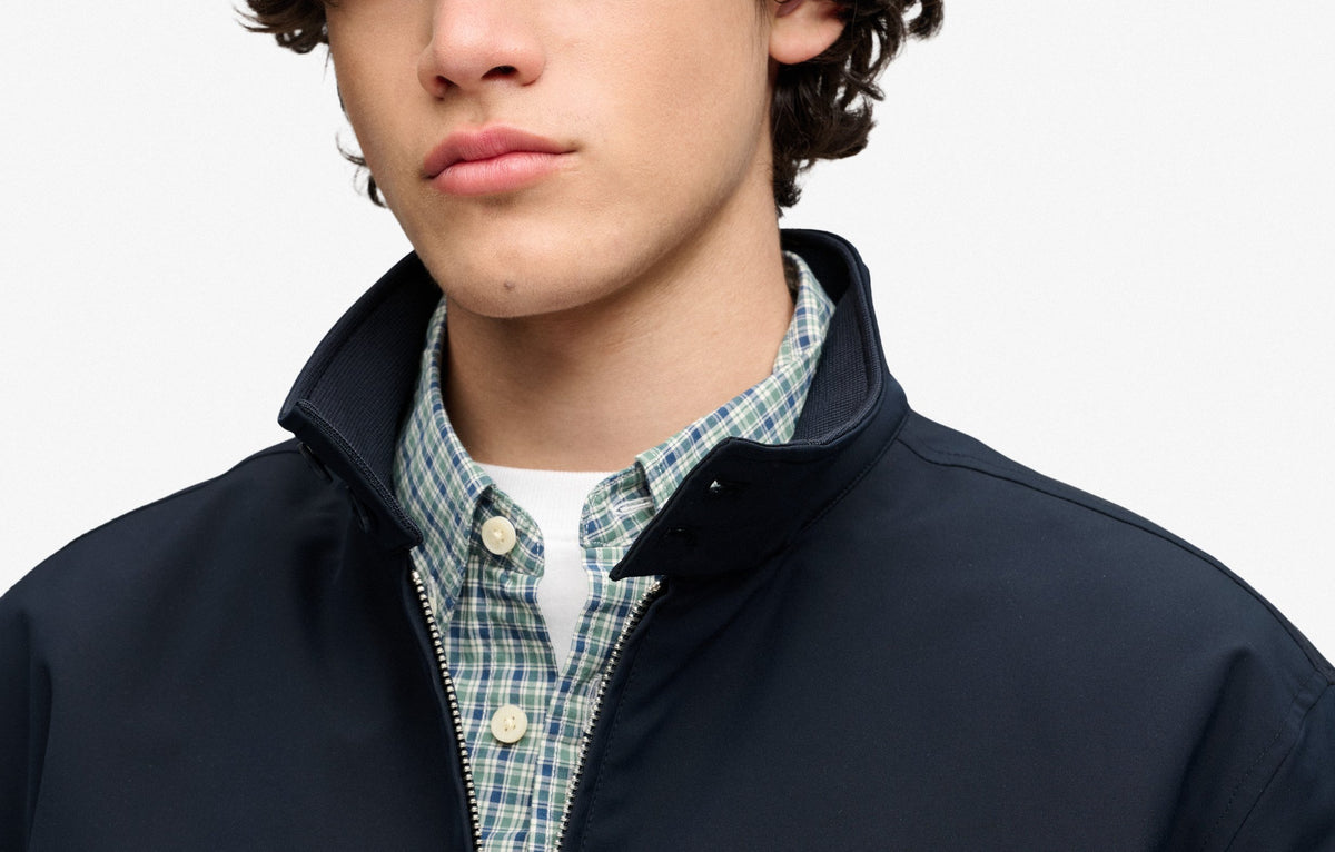 Superdry Navy Harrington Jacket M5012483A 98t