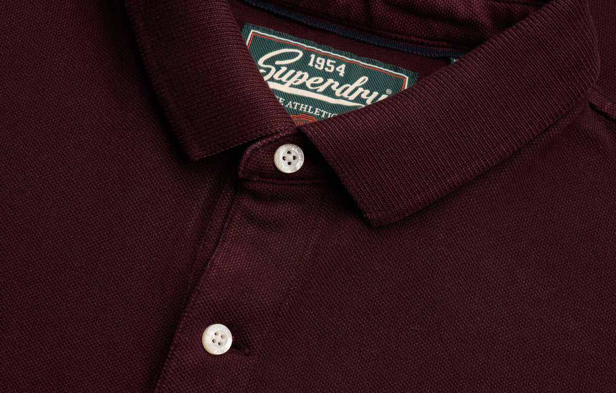 Superdry Burgundy Polo Shirt M1110451A XPS