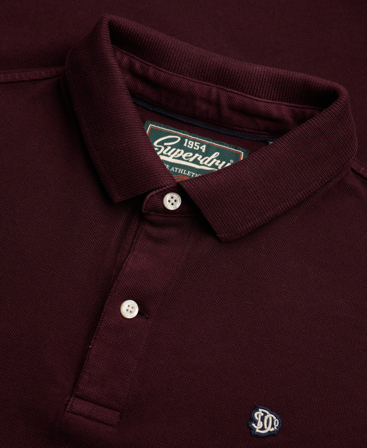 Superdry Burgundy Polo Shirt M1110451A XPS