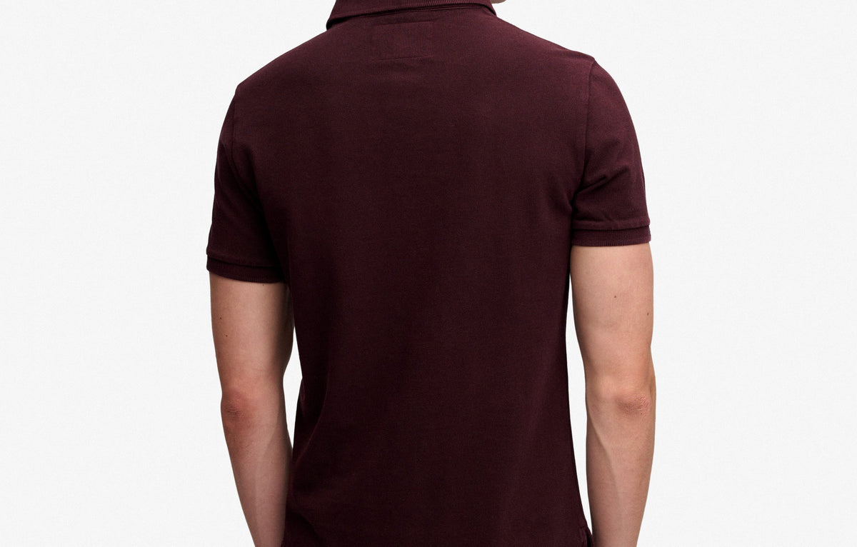 Superdry Burgundy Polo Shirt M1110451A XPS