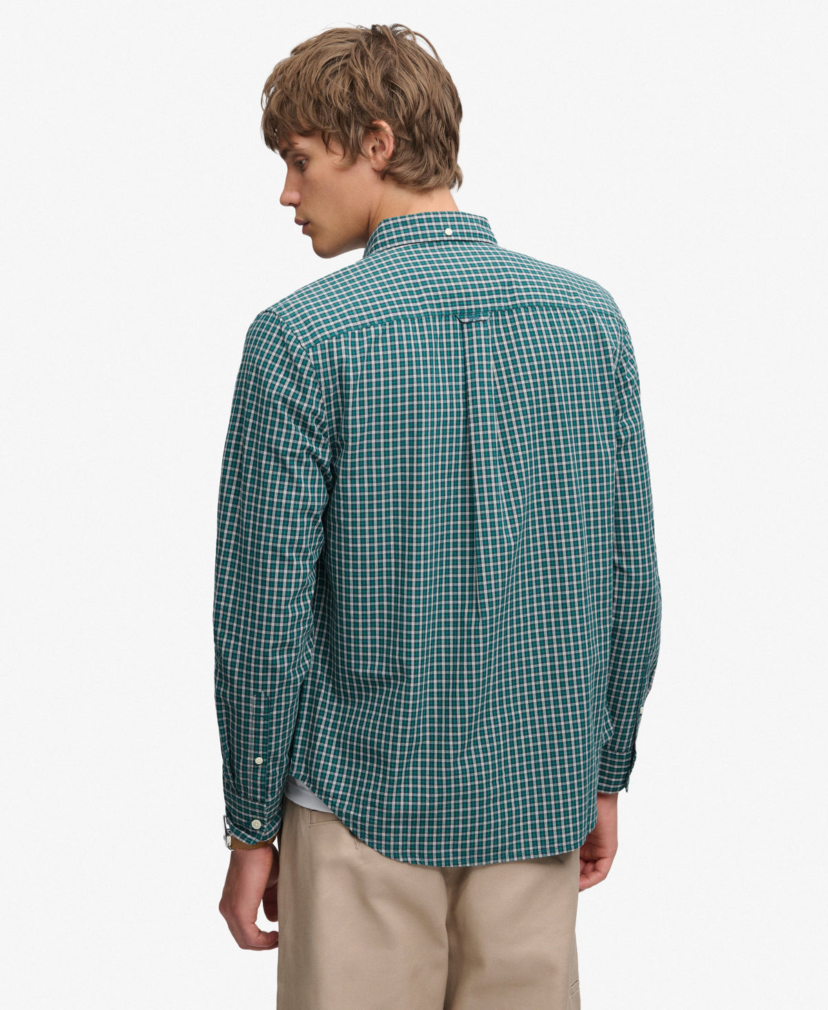 Superdry Green Check Shirt M4011196A L9H
