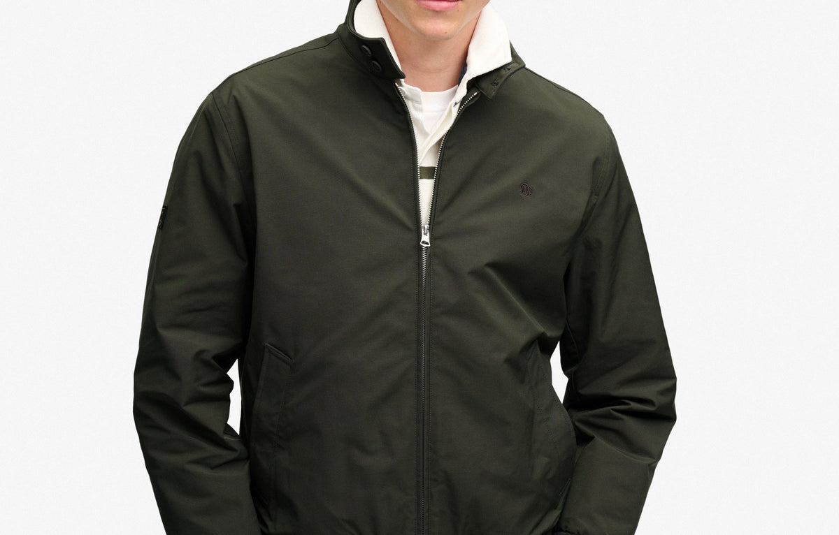Superdry Olive Green Harrington Jacket M5012483A 1KM