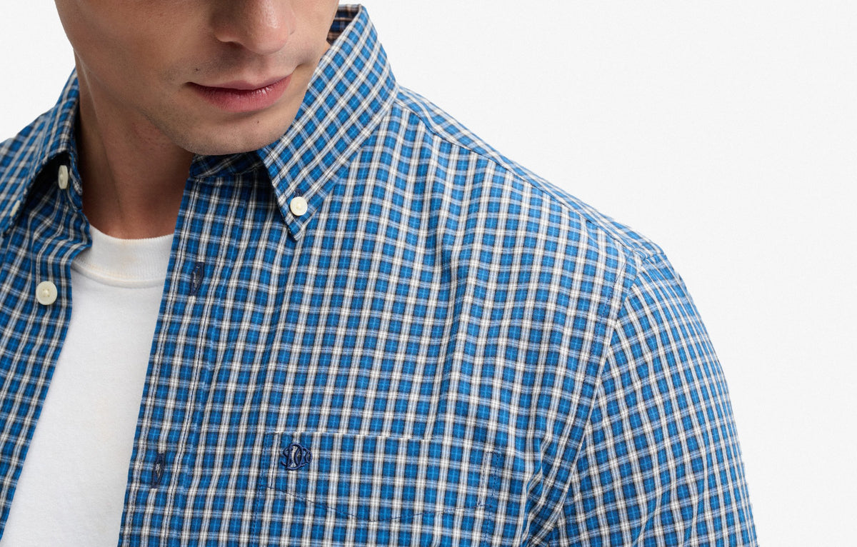 Superdry Blue Check Shirt M4011196A L9I