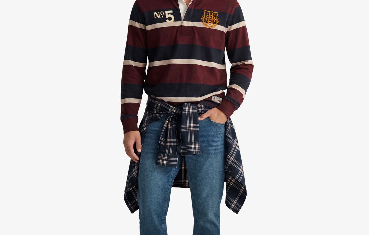 Superdry Burgundy Port Rugby M1110483A K1L