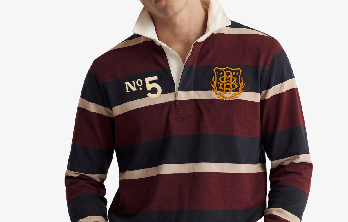 Superdry Burgundy Port Rugby M1110483A K1L
