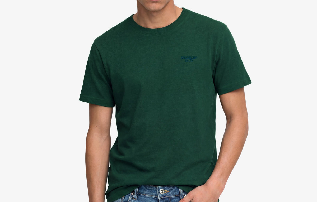 Superdry Green Marl Tee M1012474a OQP