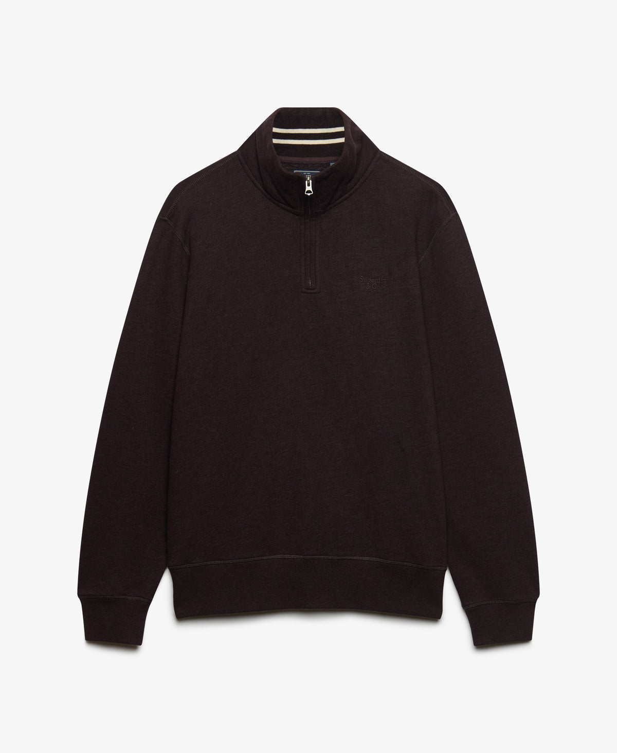 Superdry Burgundy Port Zip Sweat M2014700A M8F