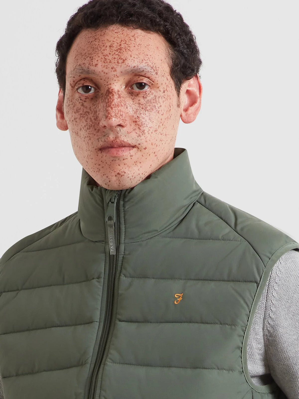 Farah Green Gilet F4RFF028 300