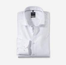 Load image into Gallery viewer, Olymp 0566-64 00 | White Shirt with Weave in Fabric in Slim Body Fit