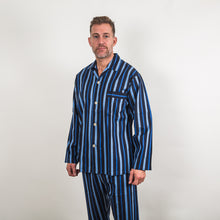 Load image into Gallery viewer, Somax CJS28 | Blue &amp; Navy Stripe Pyjamas