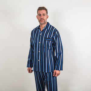 Somax CJS28 | Blue & Navy Stripe Pyjamas