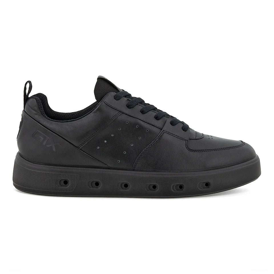 Ecco 520814 01001 Gortex Waterproof Street Trainers in Black Donnellans