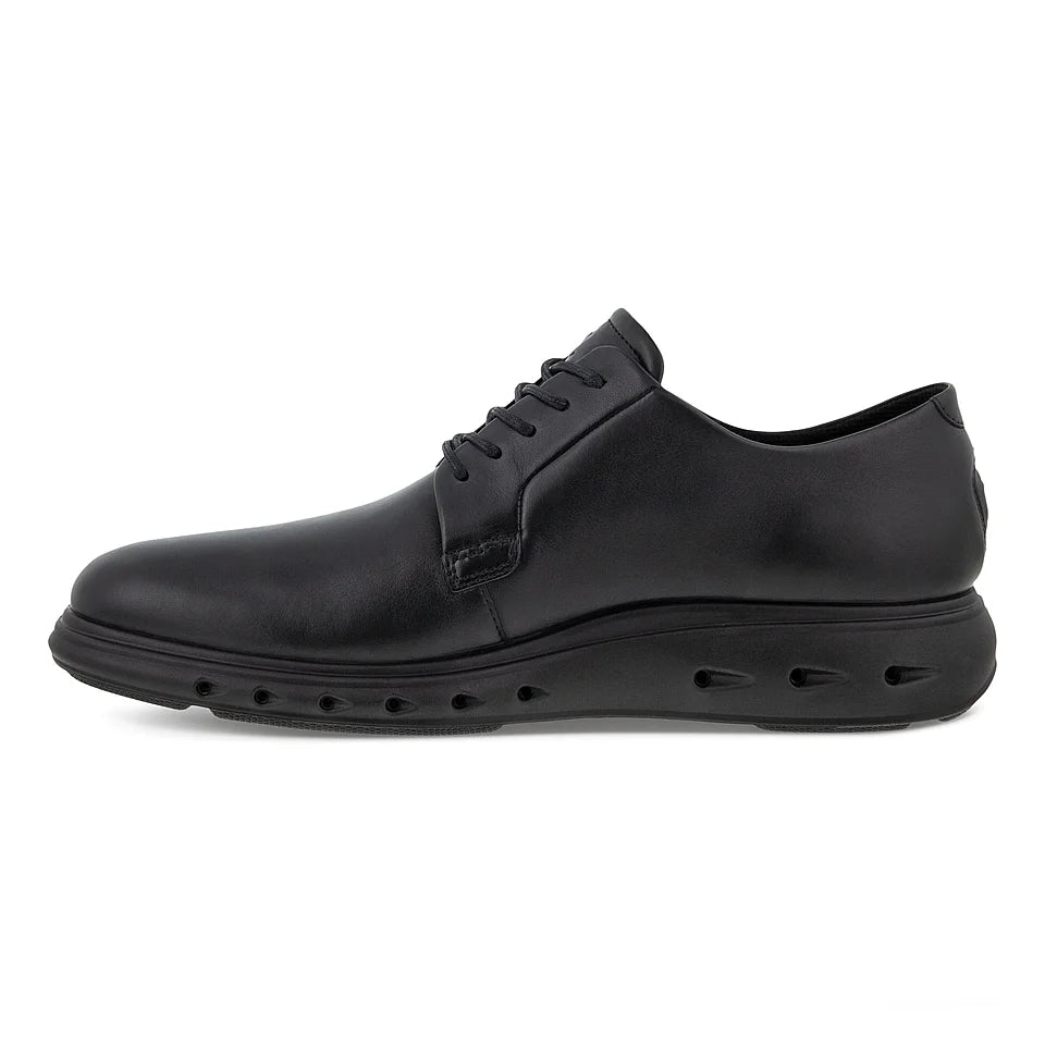 Ecco black best sale casual shoes