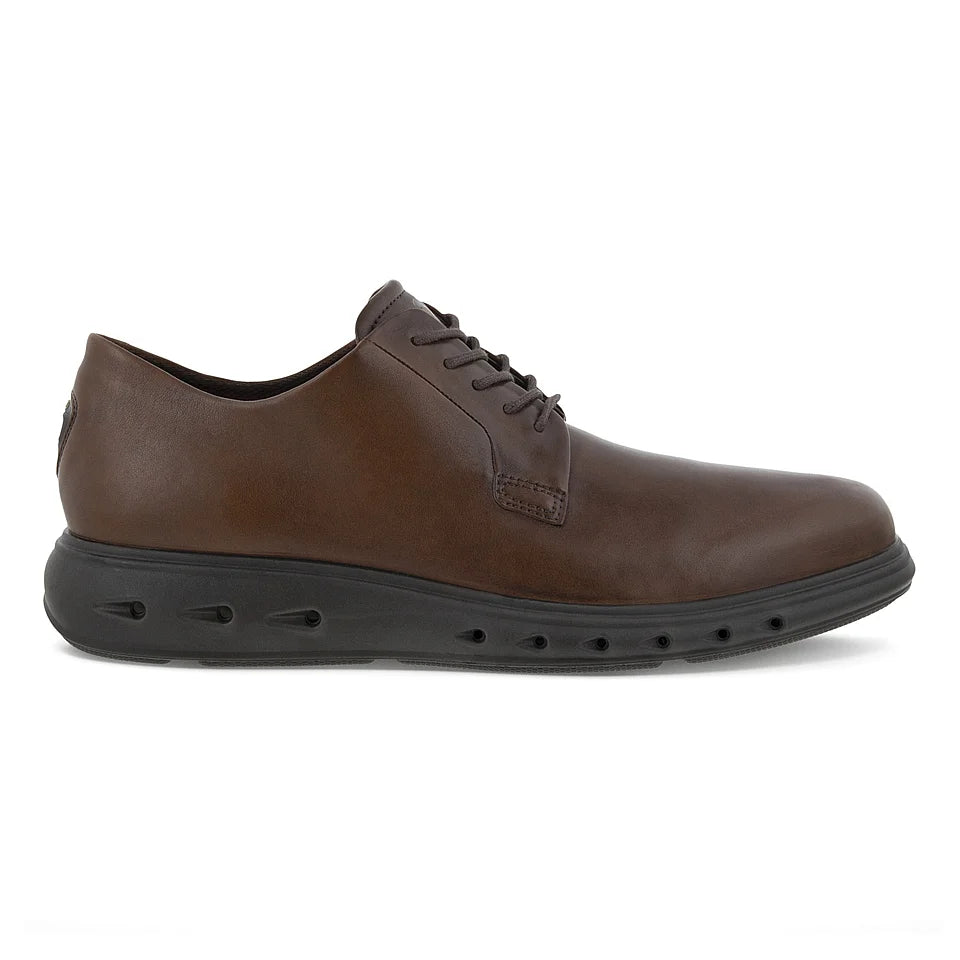 Ecco 524704 01705 Waterproof Hybrid Smart Casual Shoe in Walnut