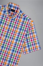 Load image into Gallery viewer, Paul&amp;Shark 24413403 C60 | Multi Coloured Check Shirt with Pocket in Regular Fit